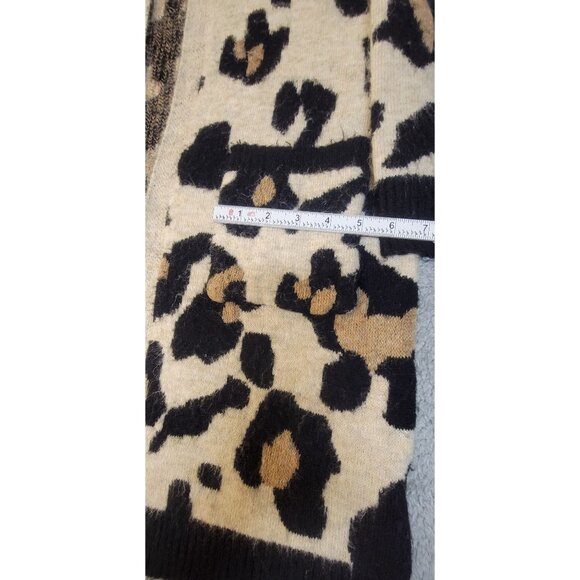 Altar'd State Leopard Print Open Front Knit Cardigan - Picture 4 of 16